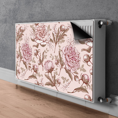 Magnet Heizkörperverkleidung Rosa pfingstrosen