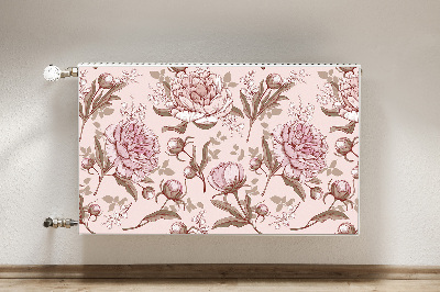Magnet Heizkörperverkleidung Rosa pfingstrosen