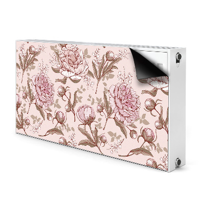 Magnet Heizkörperverkleidung Rosa pfingstrosen