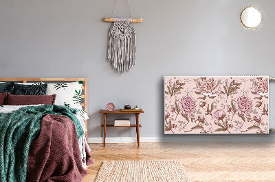 Magnet Heizkörperverkleidung Rosa pfingstrosen