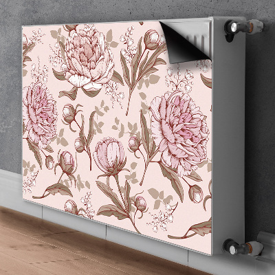 Magnet Heizkörperverkleidung Rosa pfingstrosen
