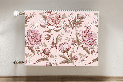 Magnet Heizkörperverkleidung Rosa pfingstrosen
