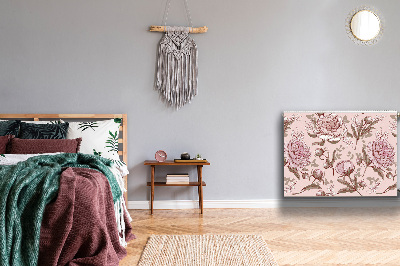 Magnet Heizkörperverkleidung Rosa pfingstrosen