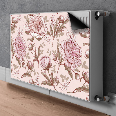 Magnet Heizkörperverkleidung Rosa pfingstrosen