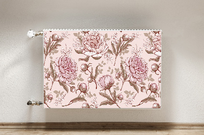Magnet Heizkörperverkleidung Rosa pfingstrosen