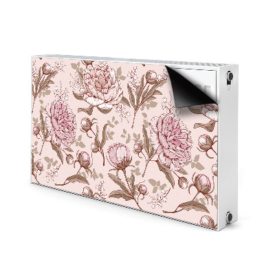 Magnet Heizkörperverkleidung Rosa pfingstrosen