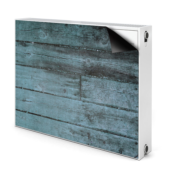 Dekorative Heizkörperabdeckung Blaue boards