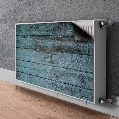 Dekorative Heizkörperabdeckung Blaue boards
