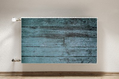 Dekorative Heizkörperabdeckung Blaue boards