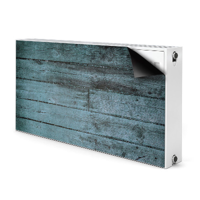 Dekorative Heizkörperabdeckung Blaue boards