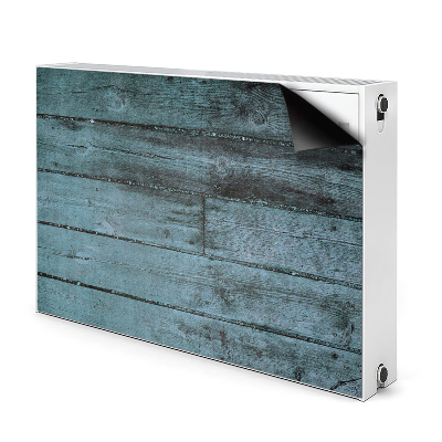 Dekorative Heizkörperabdeckung Blaue boards