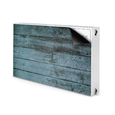 Dekorative Heizkörperabdeckung Blaue boards