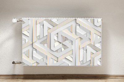 Magnet Heizkörperverkleidung 3d-mustergeometrielinien