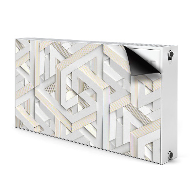 Magnet Heizkörperverkleidung 3d-mustergeometrielinien