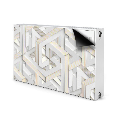 Magnet Heizkörperverkleidung 3d-mustergeometrielinien