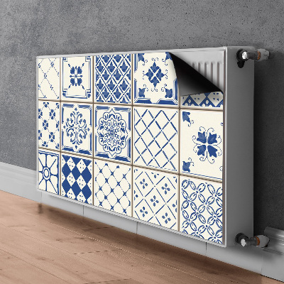 Heizkörperverkleidung magnet Blaue fliesen
