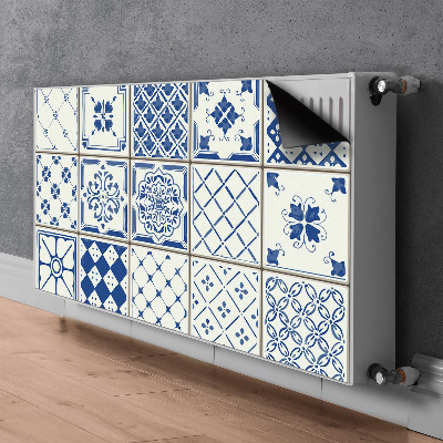 Heizkörperverkleidung magnet Blaue fliesen
