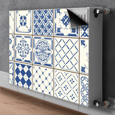 Heizkörperverkleidung magnet Blaue fliesen