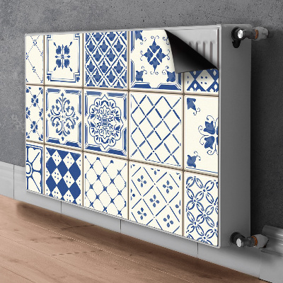 Heizkörperverkleidung magnet Blaue fliesen