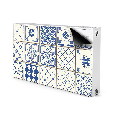Heizkörperverkleidung magnet Blaue fliesen