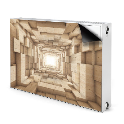 Magnet Heizkörperverkleidung Holz abstraktion