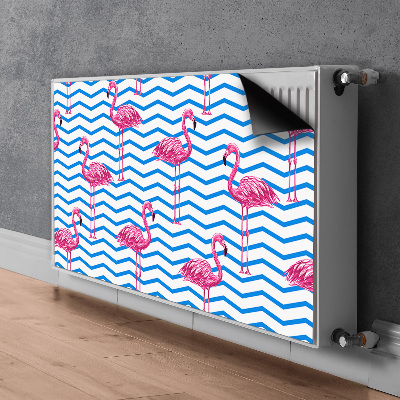 Heizkörperverkleidung magnetisch Flamingos