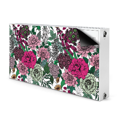 Magnet Heizkörperverkleidung Vintage blumen
