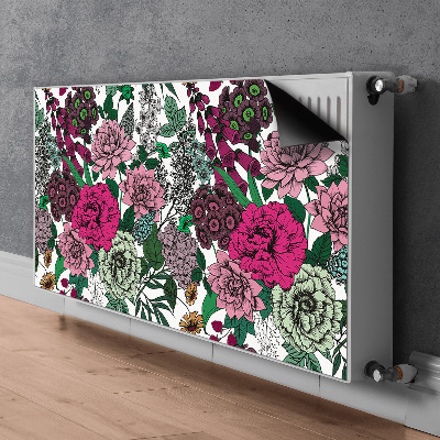 Magnet Heizkörperverkleidung Vintage blumen