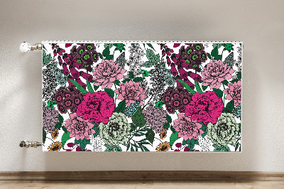 Magnet Heizkörperverkleidung Vintage blumen