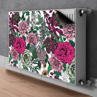 Magnet Heizkörperverkleidung Vintage blumen