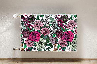 Magnet Heizkörperverkleidung Vintage blumen