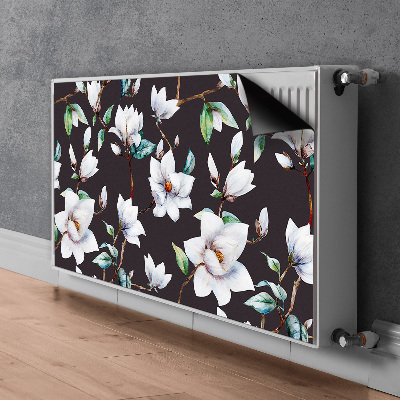 Dekorative Heizkörperabdeckung Bemalten blumen