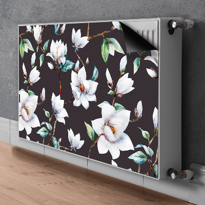 Dekorative Heizkörperabdeckung Bemalten blumen
