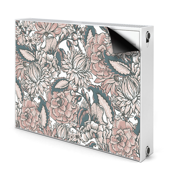 Magnet Heizkörperverkleidung Pinke blumen