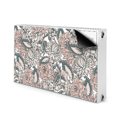 Magnet Heizkörperverkleidung Pinke blumen