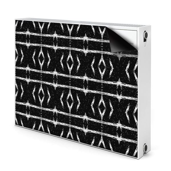 Magnet Heizkörperverkleidung Schwarze abstraktion