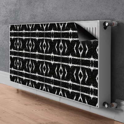 Magnet Heizkörperverkleidung Schwarze abstraktion