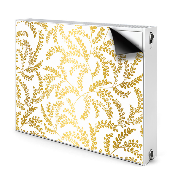 Heizkörperverkleidung magnetisch Goldene blätter