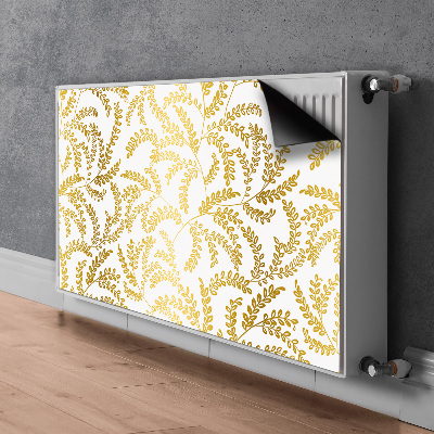 Heizkörperverkleidung magnetisch Goldene blätter