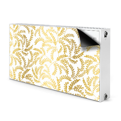 Heizkörperverkleidung magnetisch Goldene blätter