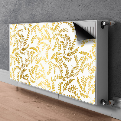 Heizkörperverkleidung magnetisch Goldene blätter