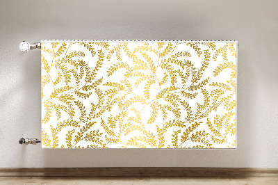 Heizkörperverkleidung magnetisch Goldene blätter