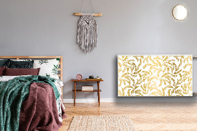 Heizkörperverkleidung magnetisch Goldene blätter