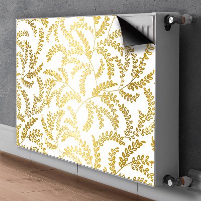 Heizkörperverkleidung magnetisch Goldene blätter