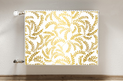 Heizkörperverkleidung magnetisch Goldene blätter