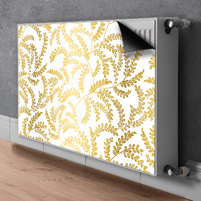 Heizkörperverkleidung magnetisch Goldene blätter