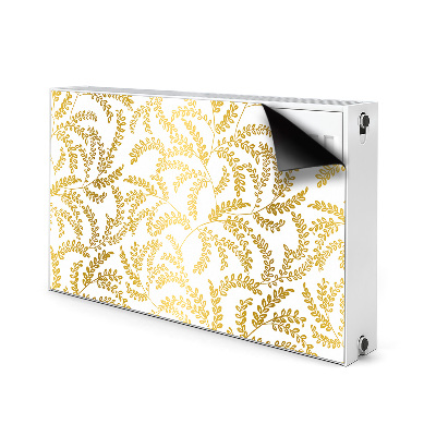 Heizkörperverkleidung magnetisch Goldene blätter