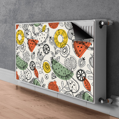 Heizkörperverkleidung magnet Obstkonturen