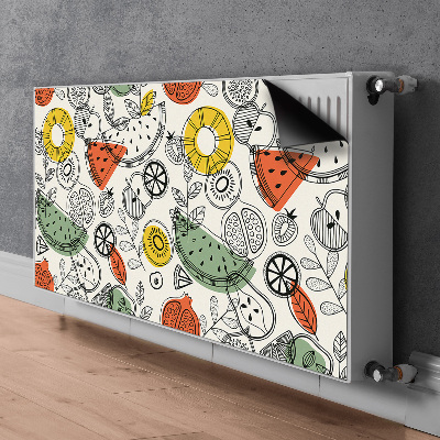 Heizkörperverkleidung magnet Obstkonturen