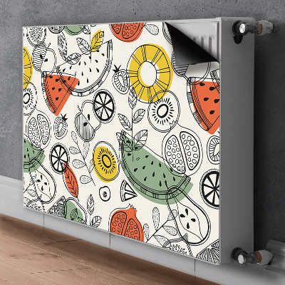Heizkörperverkleidung magnet Obstkonturen